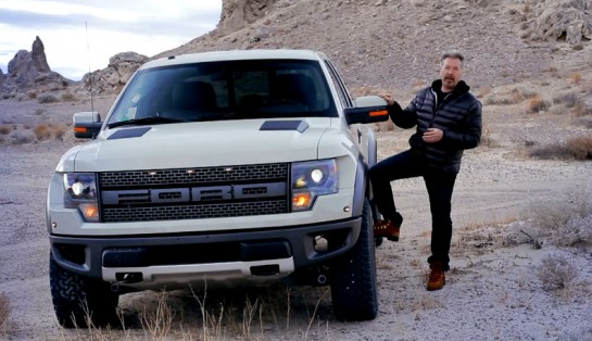 Raptor in Mojave 545x314 at Video: Touring Mojave Desert in a Ford SVT Raptor