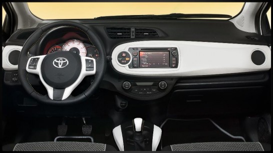 Toyota Yaris Update 2 545x306 at 2013 Toyota Yaris Update (UK)