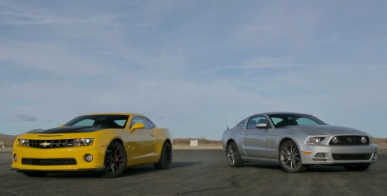 camaro vs mustang h2h 545x276 at Muscle Car Showdown: Camaro 1LE vs Mustang GT
