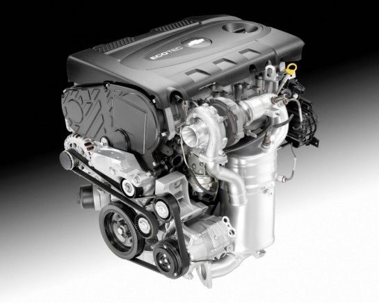 2014 GM I4LUZ 001 medium 545x436 at Official: 2014 Chevrolet Cruze Clean Turbo Diesel 