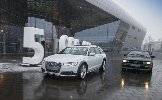 5mil audi quattro 2 545x337 at Audi Celebrates Production of Five Millionth Quattro Model
