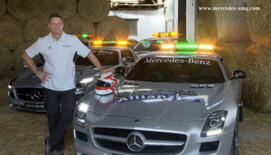 AMG Safety Cars 545x311 at The Story of All AMG F1 Safety Cars   Video