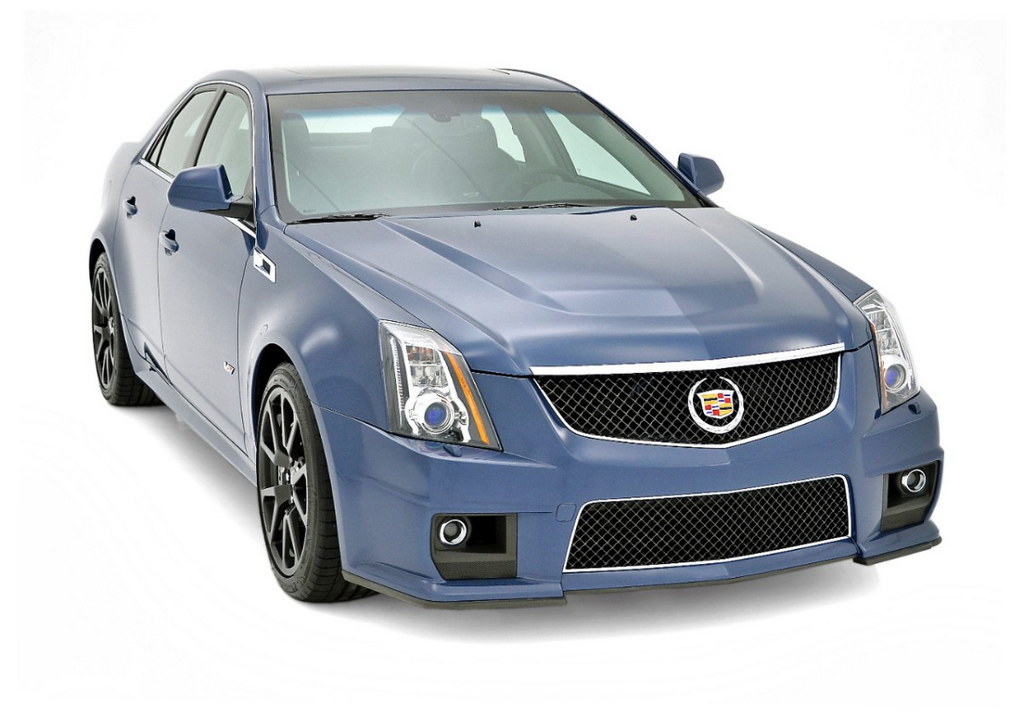 Cadillac CTS V Stealth Blue 04 medium at Cadillac CTS V Silver Frost and Stealth Blue Announced