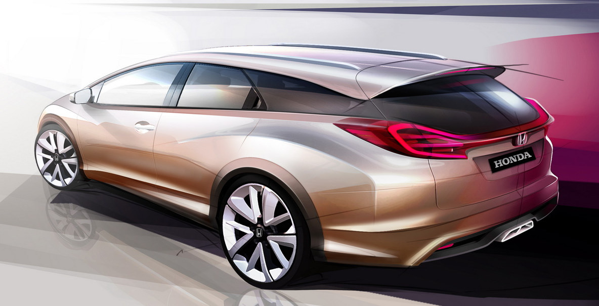 Civic Wagon concept at Honda Civic Wagon Concept to Make Geneva Debut