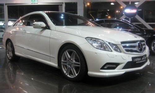 E coupe uae 12 at 2010 Mercedes E Class Coupe launched in UAE