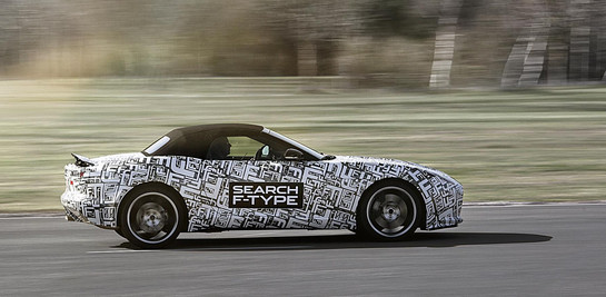 F type Jag at Listen to Jaguar F Types Supercharged V6