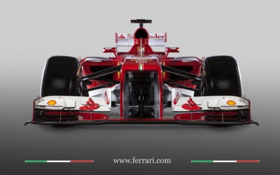 Ferrari F138 1 545x341 at Ferrari F138 Formula 1 Car Unveiled