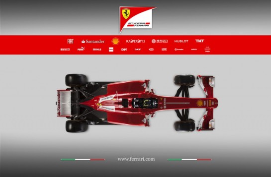 Ferrari F138 3 545x357 at Ferrari F138 Formula 1 Car Unveiled