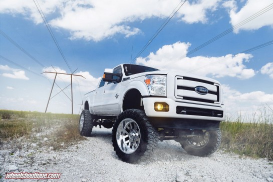 Ford F 250 Super Duty WB 1 545x364 at Gallery: Ford F 250 with American Force Wheels