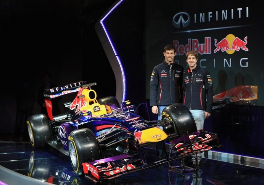 Infiniti Red Bull Racing RB9 4 545x383 at 2013 Infiniti Red Bull Racing RB9 F1 Car Unveiled