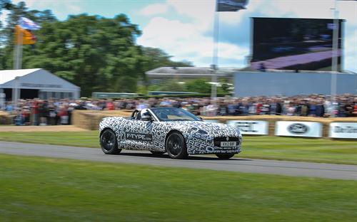 Jaguar F Type at Goodwood 2 at Jaguar F Type Goodwood Hill Run Video