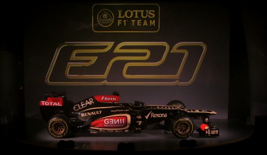 Lotus E21 Video 545x316 at Lotus E21 Formula 1 Car Promo Video