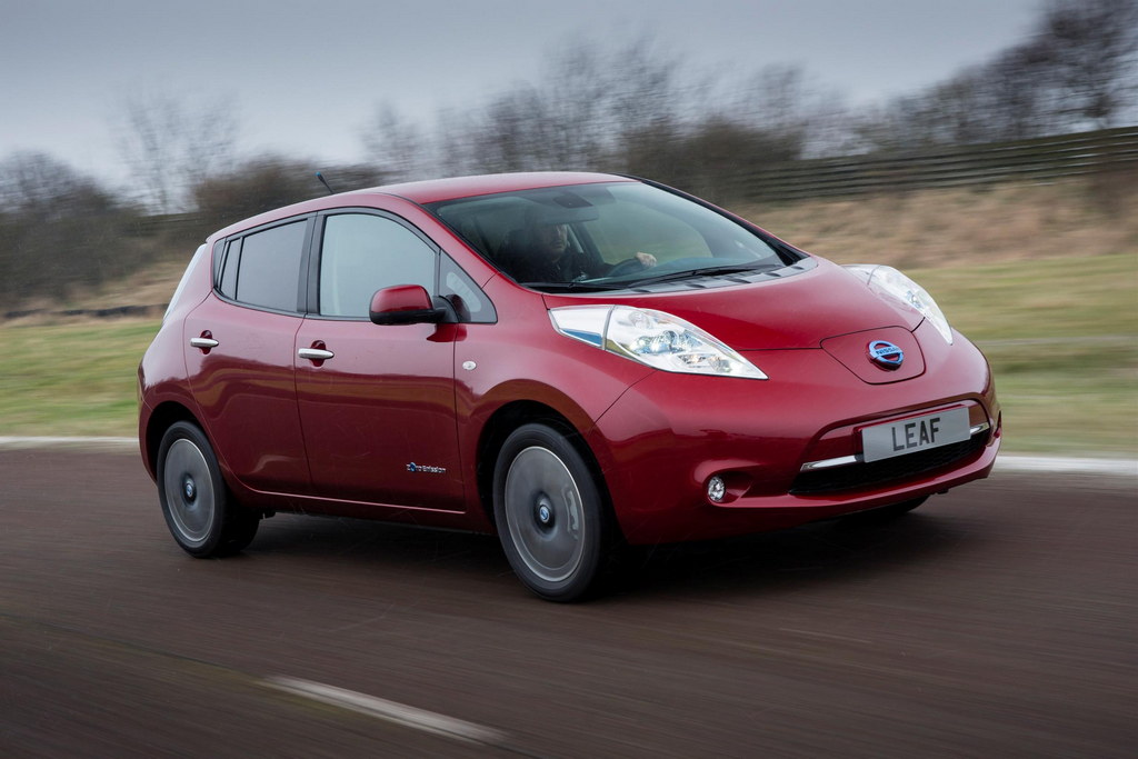 2014 nissan leaf revealed with technical improvements