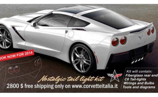 Stingray C6 rear end 545x334 at Rendering: Corvette Stingray with C6 Rear End