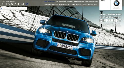 bmw configurator at BMW X5M & X6M online configurator launched