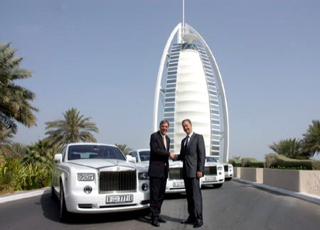 burjalarab rollers at Burj Al Arab gets four new bespoke Phantoms