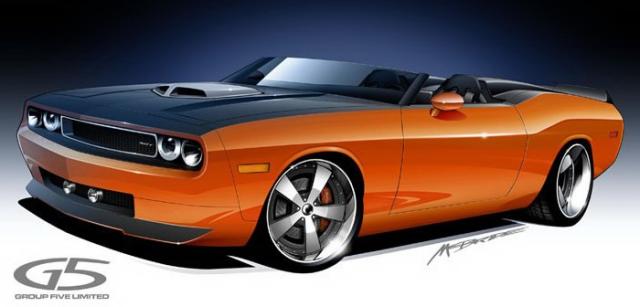 dodge challenger srt8 roadster 2 at SEMA preview : Dodge Challenger SRT8 Roadster