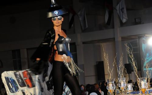 futuristic bmw outfit at BMW inspired fashion outfit WTF?!