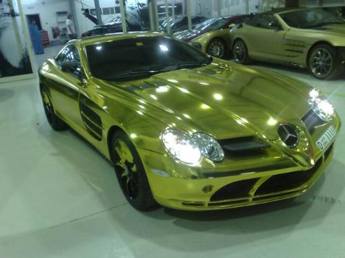 gold slr 2 at From Dubai again: Golden McLaren SLR