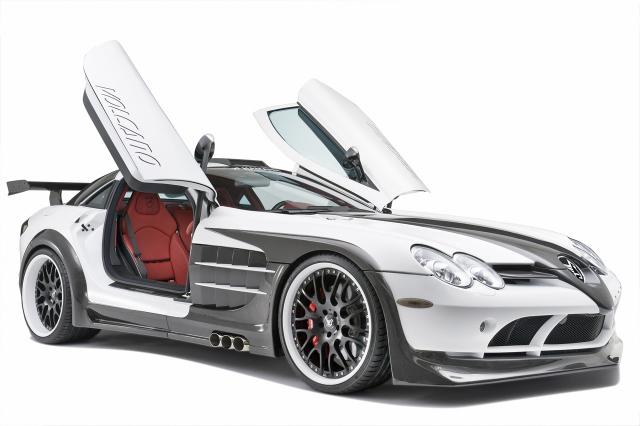 hamann volcano mercedes slr 22 at Hamann SLR Volcano   looks like a toy car!