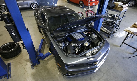 hennessey camaro ls9 1 at Hennessey Camaro with ZR1s LS9 engine