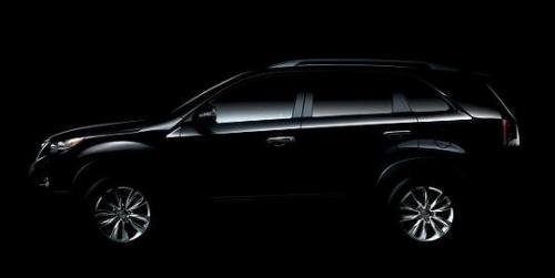 kia sorento xm teaser at 2010 Kia Sorento teaser image