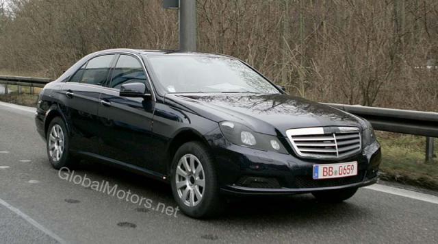 mercedes e class 001 at 2010 Mercedes E Class Clearest Spyshots