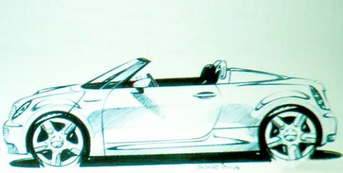 mini speedster sketch at 2011 Mini Speedster sketch leaked?