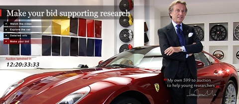 montezemelo 599 at Ferrari boss auctions off his car for charity