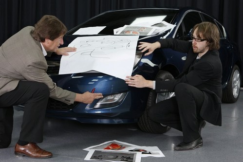 teaser astra 2010 at 2010 Opel Astra first official teaser image