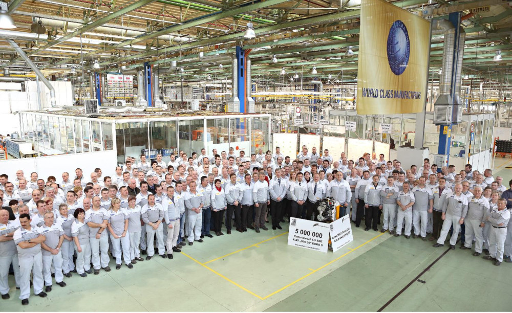 1 3 MultiJet at Fiats 1.3 MultiJet Engine Passes Five Million Milestone