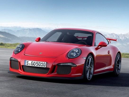 2014 Porsche 911 GT3 1 545x408 at 2013 Geneva: 2014 Porsche 911 GT3 (991) First Pictures