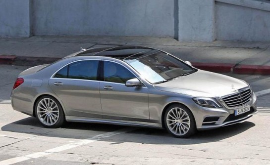 2014 mercedes s class leak 545x334 at This Is The 2014 Mercedes S Class