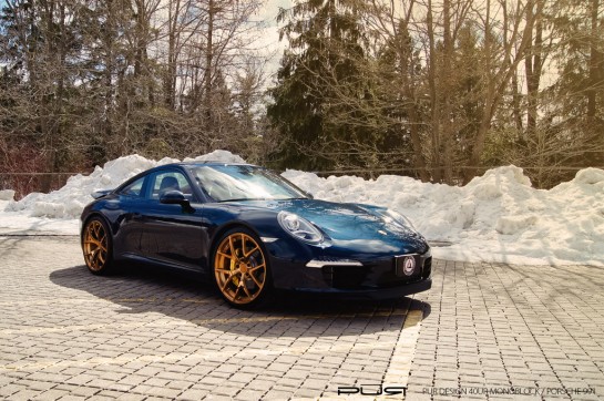 991 PUR RG 2 545x362 at Gallery: Porsche 991 on Gold PUR Wheels