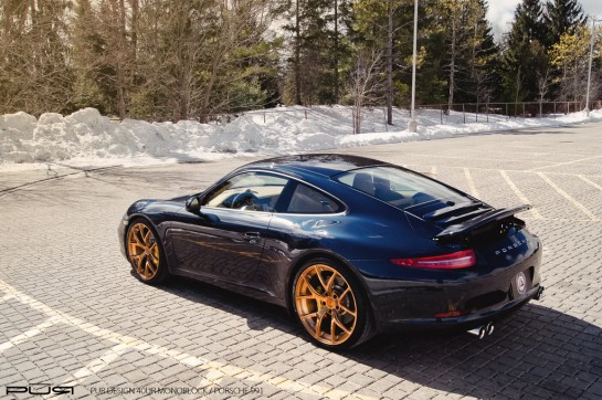 991 PUR RG 3 545x362 at Gallery: Porsche 991 on Gold PUR Wheels