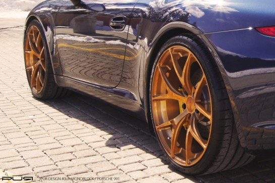 991 PUR RG 4 545x362 at Gallery: Porsche 991 on Gold PUR Wheels