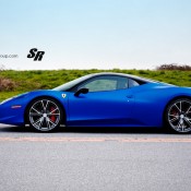 Blue Ferrari 458 Italia on PUR 8 175x175 at Gallery: Blue Ferrari 458 Italia on PUR Wheels