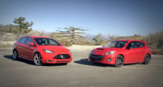 Ford Focus ST vs Mazdaspeed3 545x292 at Hot Hatch Showdown: Ford Focus ST vs Mazdaspeed3