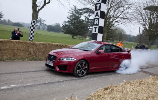 Jaguar XFR S at Goodwood Hill 1 545x347 at Gallery: Jaguar XFR S at Goodwood Hill