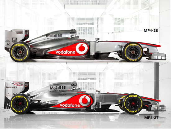 MP4 28 at The Top Dog’s Preparations For The 2013 F1 Season