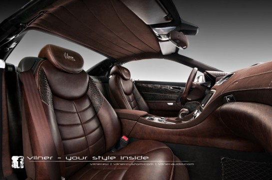 Mercedes SL with Crocodile Leather 3 545x361 at Mercedes SL with Crocodile Leather by Vilner