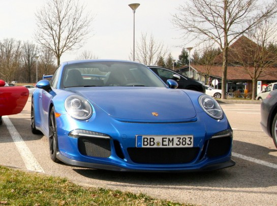 Porsche 991 GT3 Spotted 1 545x406 at Porsche 991 GT3 Spotted Out in the Wild