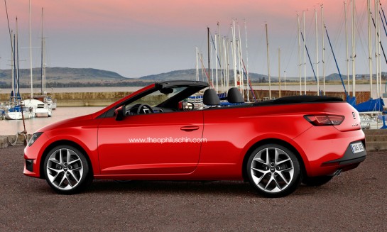 SEAT Leon Cabriolet 2 545x327 at Renderings: SEAT Leon Cabriolet
