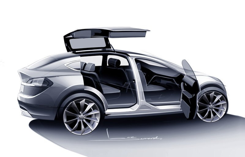 Tesla Model X at Tesla Model X Delayed Due to Financial Reasons