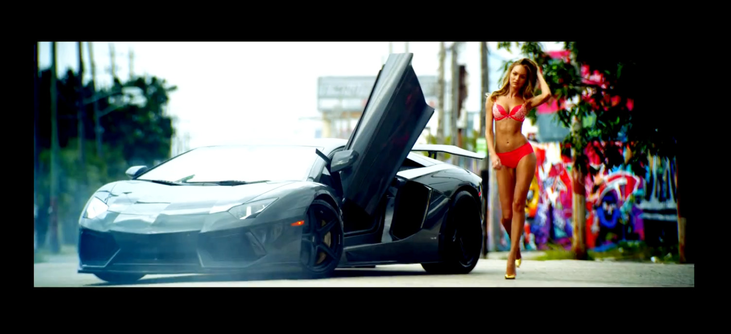 dmc victoria ad1 at DMC Aventador in Victorias Secret Ad Video