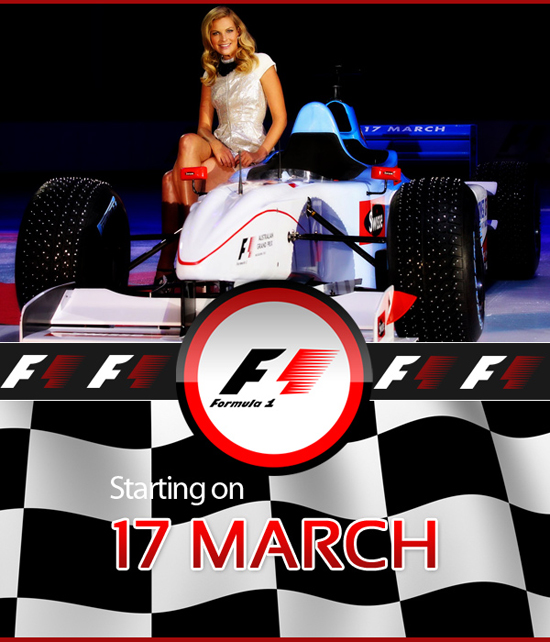 f1 2013 girl on car at The Top Dog’s Preparations For The 2013 F1 Season