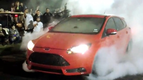 hennessey Focus ST 545x305 at Hennessey Ford Focus ST Does Massive Burnout   Video