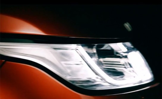 range rover sport headlight 545x334 at New Range Rover Sport Headlight Revealed in Teaser