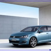2013 volkswagen golf vii blue side 175x175 at Volkswagen History & Photo Gallery