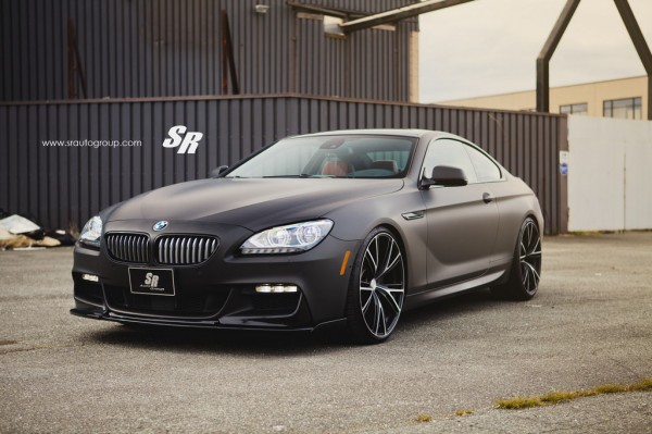 6 Series on PUR Wheels 1 600x399 at Gallery: Matte Black BMW 650i on PUR Wheels